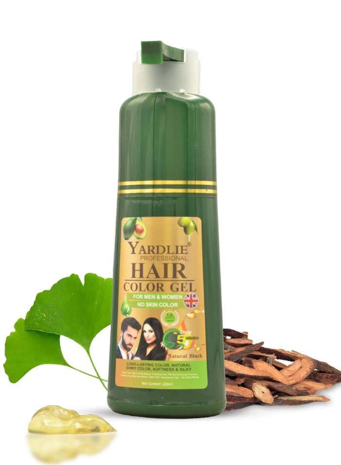 Yardlie Hair Color Gel Ammonia-Free Hair Color Gel Nourishing &amp; Strengthening Hair Color Gel - Dark Brown