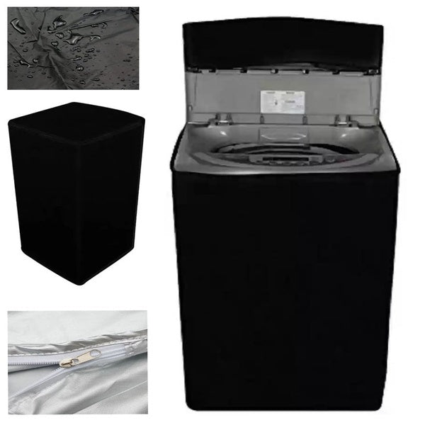 Single Washing Machine Cover - Parachute Type (High Quality) Waterproof (Random Color) - GlowLaa.com