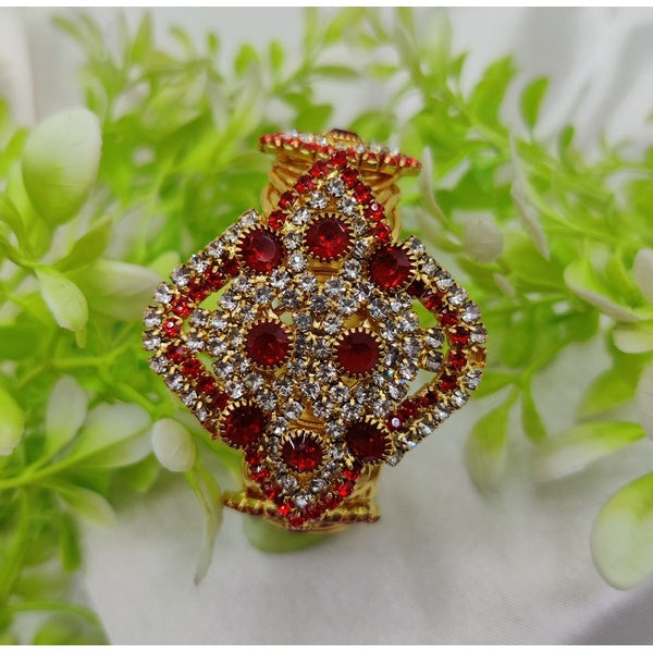 Imported Royal Elegance Sapphire Bracelet – Regal Design Golden Bracelet – Best Quality Artificial Bracelet For Girls &amp; Women | Bracelet For Every Occasion - Random Color - GlowLaa.com