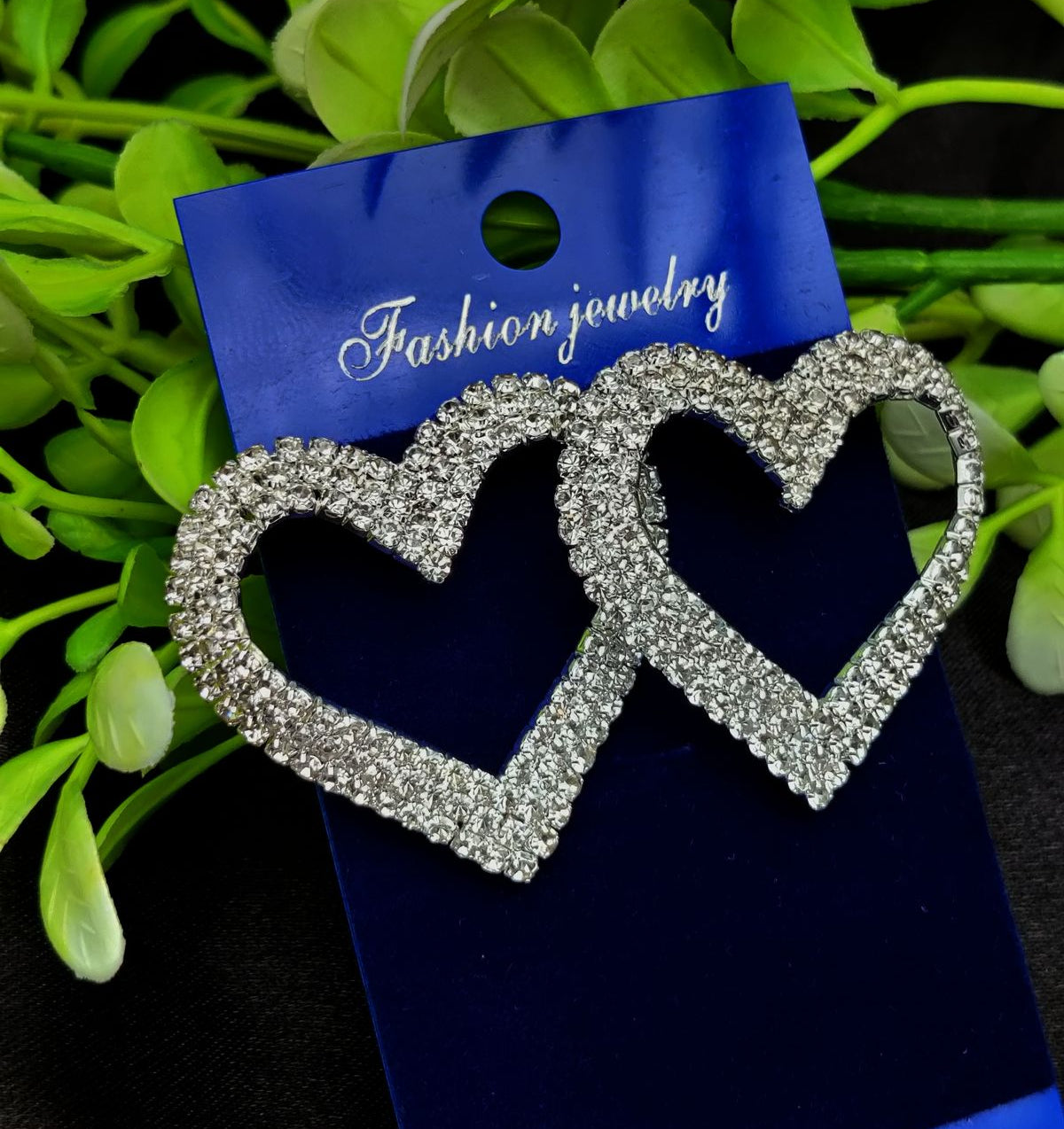 Imported Tarnish-Free Perfection | Best Quality Earrings For Girls &amp; Women | Luxury Look Earrings (Silver) - Triple-Layered Heart