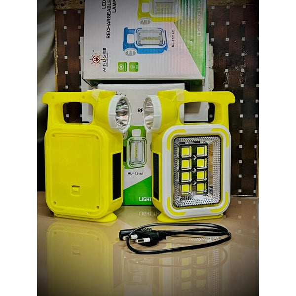 Pack Off 01 MINI ULTRA BRIGHT RECHARGEABLE/BATTERY LAMP | Best Quality Light ( Random Color )