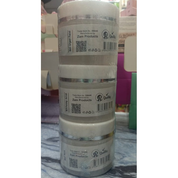 Derma Face Gold Series Whitening Facial 6 steps Whitening And Glowing Facial Kit