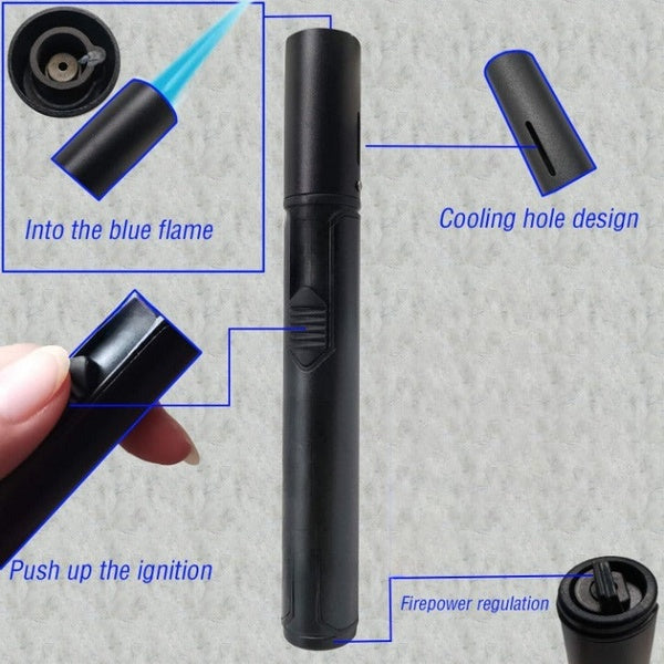 Premium Refillable Fancy Lighter – Refillable Butane Lighter | Best Quality Lighter - Lighter For Cigarette ( Random Color ) - GlowLaa.com