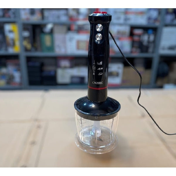 CRONIER Professional 4-in-1 Hand Blender Set | Chopper, Blender, Coffee &amp; Egg Beater, Whisker | Best Quality Hand Blender Set CR-1115 Hand Blender - GlowLaa.com