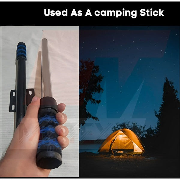 Single Side Open Safety Guard Stick for CD 70cc Fancy Rod Openable Crash Guard | Best Quality Safety Guard Stick ( random color) - GlowLaa.com