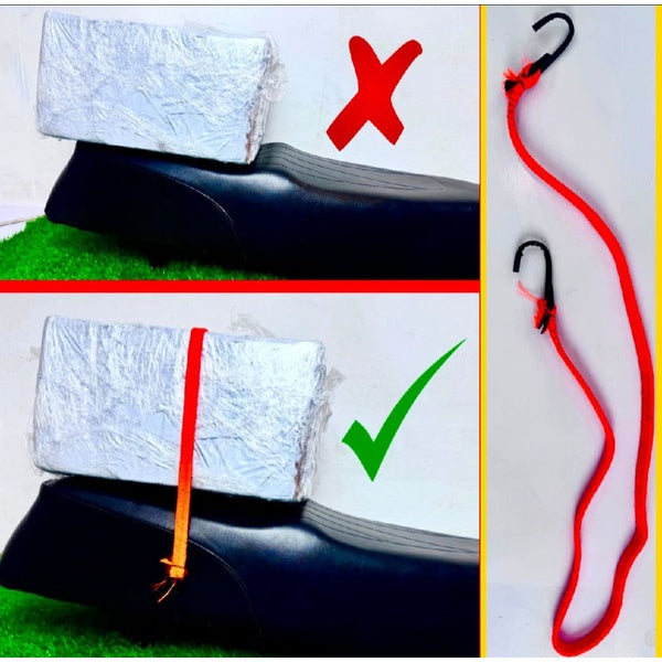 Bike Belt For Seat Laugage Belt For Motorcycle Bag Belt Rubber Belt | Bike Long Belt For Bike - GlowLaa.com