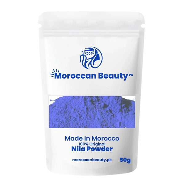 Moroccan Beauty 100% Original Nila Powder | Blue Nila Skin Whitening Powder 50g - GlowLaa.com