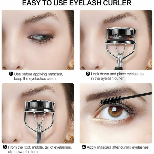 Long Lasting Eyelash Curler For Stunning Curls | Professional Lash Curler for Natural Lift &amp; Curl - GlowLaa.com