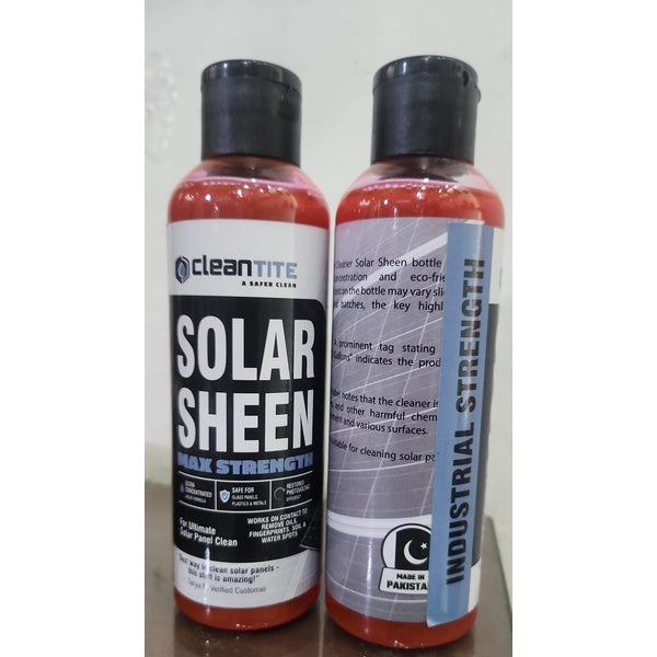 Solar Sheen – Premium 200ml Solar Panel Cleaner | High-Performance, Streak-Free Cleaning Solution for Dust, Dirt, and Residue Removal - GlowLaa.com