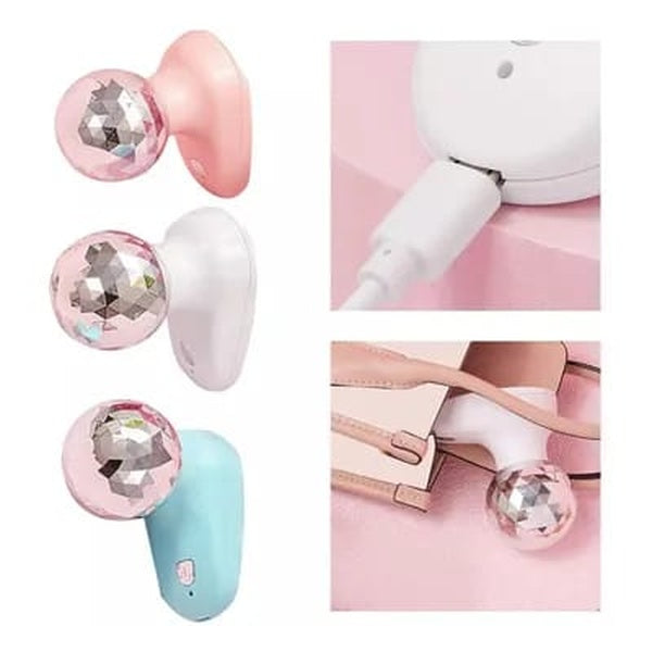 Pack Of 01 - Mini Massager – USB Rechargeable Handheld Device with 6 Vibration Levels for Muscle Relief &amp; Relaxation Random Colors - GlowLaa.com