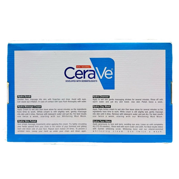 CeraVe Moisturizing Facial Kit – 6-Step Hydra Skincare Set for Face &amp; Body | Includes Cleanser, Moisturizer, Exfoliator &amp; More | Dermatologist-Developed - GlowLaa.com