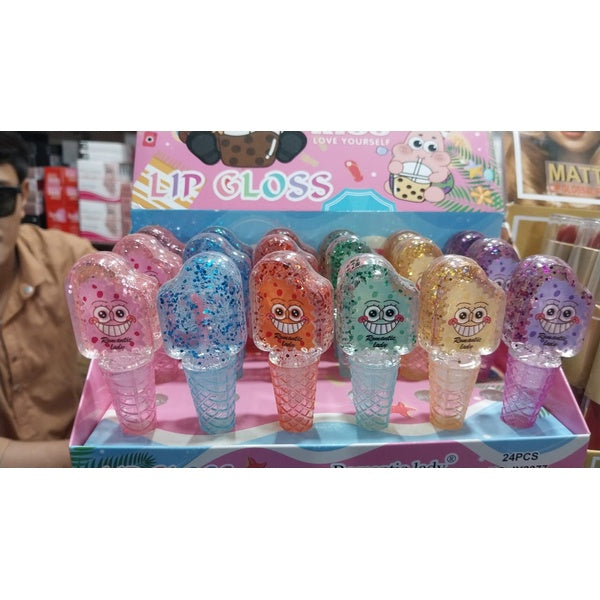 Cute Pack Lip Gloss – Romantic Lady Clear Pink Gloss with Sparkle - GlowLaa.com