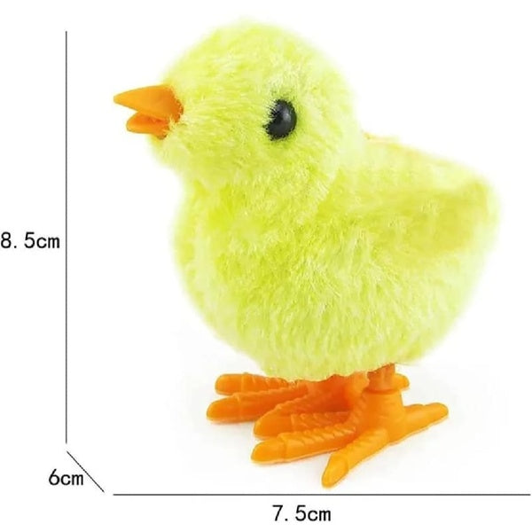 Pack of 1 Chicken Chick's Walking Toys - Lovely Chick Walking Toy,Wind Up Jumping Yellow Baby Chick Chicken - GlowLaa.com