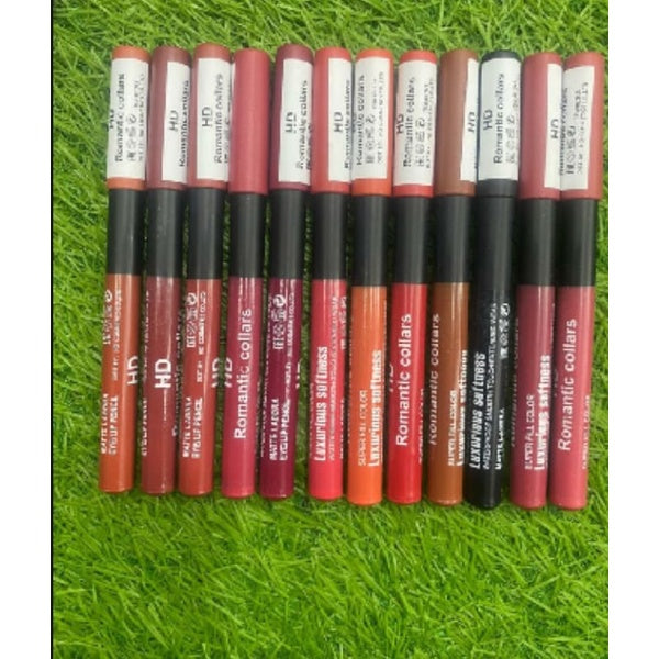 Nude Shade Lipstick Pencil – High Pigment, Smooth Application &amp; Long-Lasting Finish - Pack of 6 - GlowLaa.com