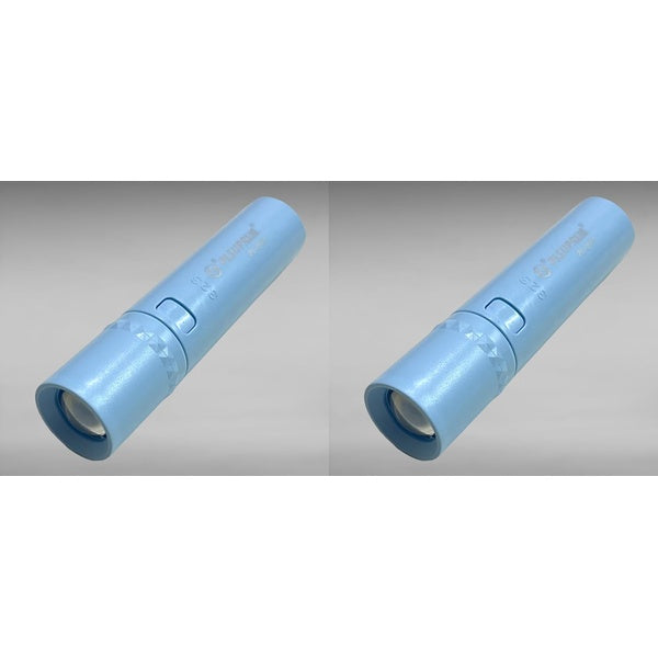 Pl 003 Long Range LED Rechargeable Torch Light – 1000 Lumens, 3 Modes, 500m Beam Distance, 1400mAh Battery with USB Cable, Durable Outdoor Flashlight - GlowLaa.com