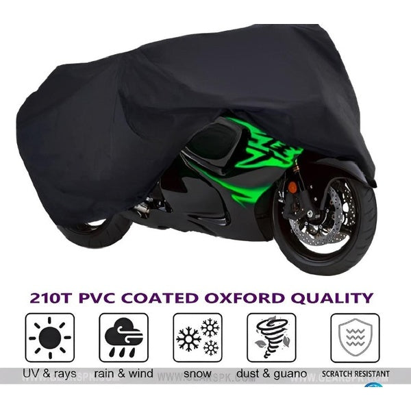 Bike Top Cover – Water &amp; Scratch Proof Parachute – Fits CD70CC and 125CC Bikes (Random color) - GlowLaa.com