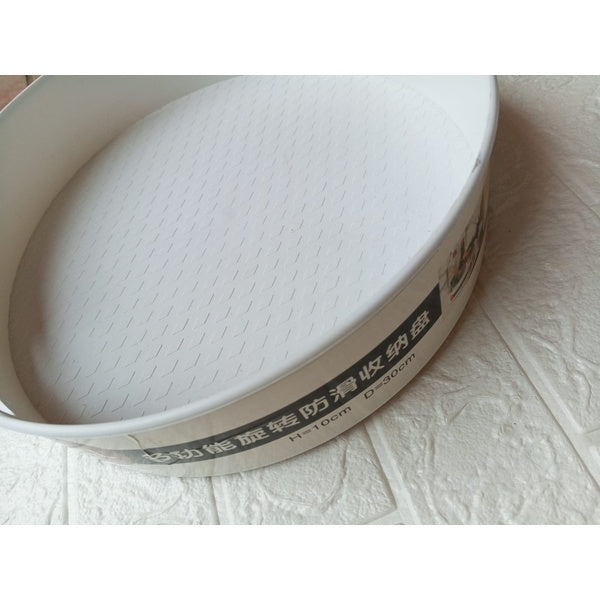 Home Rotating Storage Box with Open Handle Dining Table Fruit Organizer and Storage Rack (Large)