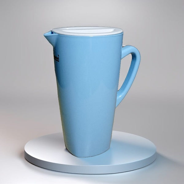 2 Liter Pure Plastic Water Jug – Food-Grade, Durable &amp; Easy-to-Clean with Handle &amp; Lid (Random color)