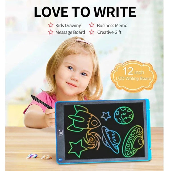 8.5 Inch LCD Writing Tablet for Kids – Colorful Doodle Board Drawing Tablet with Lock, Erasable &amp; Portable