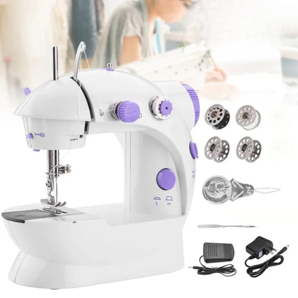 Mini Sewing Machine Electric Hand Small Sewing Machines Mini Motor Electric Sewing Machine For Home - GlowLaa.com