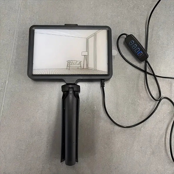 Glowing Art Photo Frame Desktop Decorative Lights, Painting Night Lights, Bedroom Lights | Artwork Table Lamp Gift