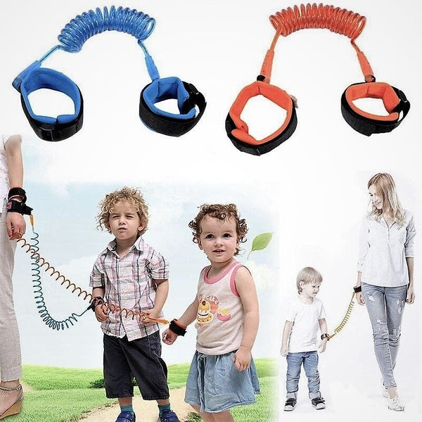 Baby Child Anti Lost Wrist Link Safety Harness Strap Rope Leash Walking Hand Belt Band Wristband For Toddlers, Kids Loss - GlowLaa.com