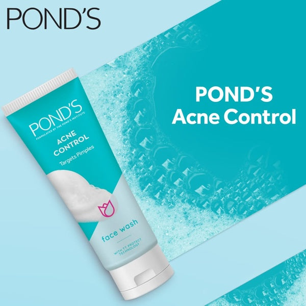 Ponds Anti Acne Solution Face Wash – Gentle Liquid Formula For Clearer Skin Oil Control And Acne Prevention – 100 Gram Pack - GlowLaa.com