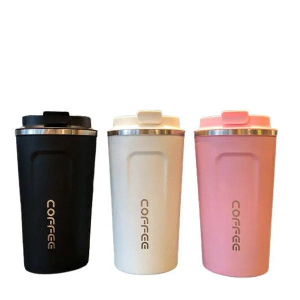Heat Preservation Coffee Mug Stainless Steel  (Random Color) - GlowLaa.com