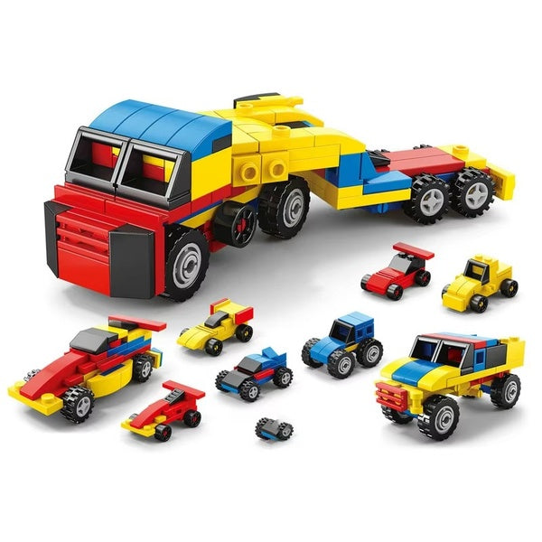 Power Racing Micro Blocks Set 6-in-1 – Mini Building Brick Racing Vehicles for Kids, Creative DIY Construction Toy Set with 6 Unique Race Car Models, Educational and Fun - GlowLaa.com