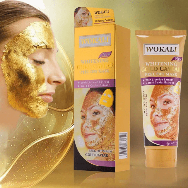 WOKALI Gold Caviar Mask Face Peel Off Mask Rejuvenating Skin Care Gold Mask For Women And For Girls