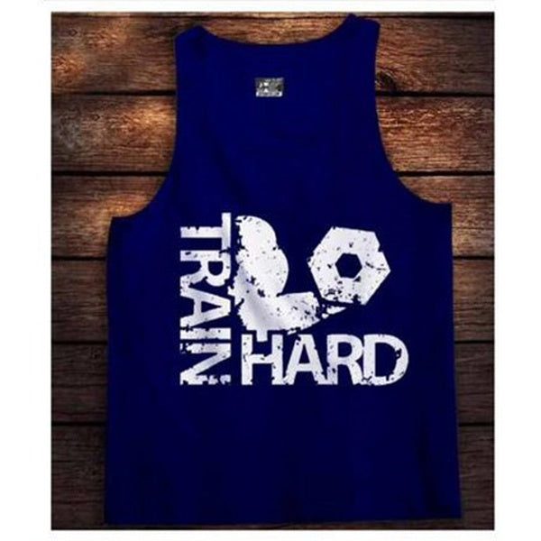 Sando tank top for Men Workout Tank top gym shirts for men [Blue] | Latest design | Premium Quality - M - GlowLaa.com