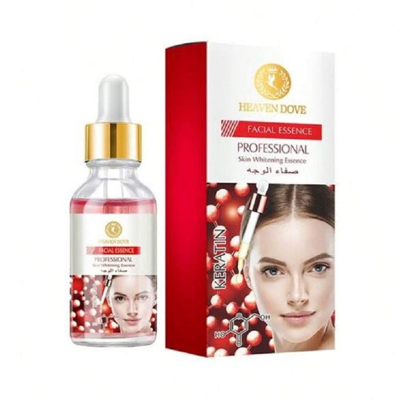 Heaven Dove Keratin Facial Essence Serum Moisturizing Brightening Special Skin Care – 30 ml - GlowLaa.com