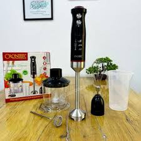 RASSIAN LOT Cronier 5-in-1 Hand Blender Set – Multifunctional Chopper, Blender, Whisk &amp; Coffee Beater - GlowLaa.com