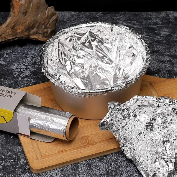 Premium Aluminium Kitchen Foil – 5m x 30cm Food Wrap Roll - GlowLaa.com