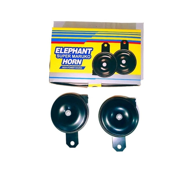 High Sound Elephant Horn for Cars &amp; Bikes – Super Loud 12V Universal Vehicle Horn | Durable, Long-Lasting, Clear &amp; Powerful Sound for Maximum Road Safety | Easy Plug &amp; Play Installation | Compatible with All Cars, Motorcycles &amp; Scooters - GlowLaa.com
