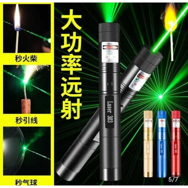 Rechargeable Powerful Green Laser Pointer – Long Range 4+ KM Beam – Water &amp; Weather Resistant – Steel Body - GlowLaa.com