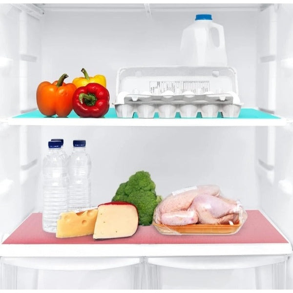 Anti-Slip Fridge Sheet Roll – 45x150cm – Spill-Proof Refrigerator Liner for Organized Shelves (Random color) - GlowLaa.com