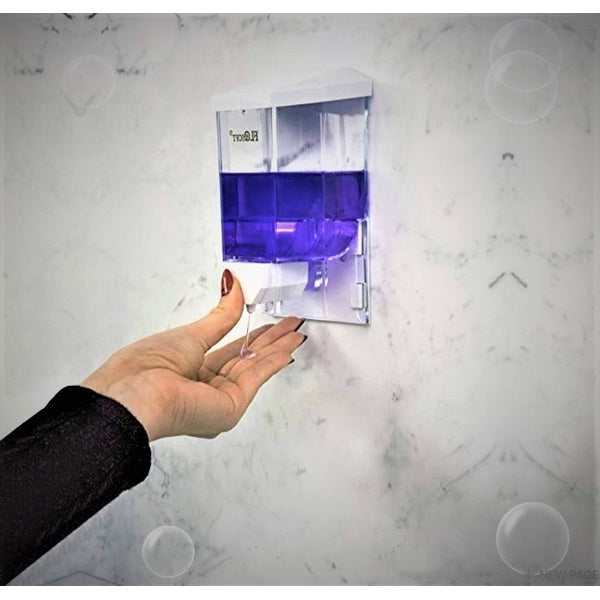 FLOSoft Wall Mounted Liquid Soap / Sanitiser / Shampoo Despencer (500 ML) - GlowLaa.com