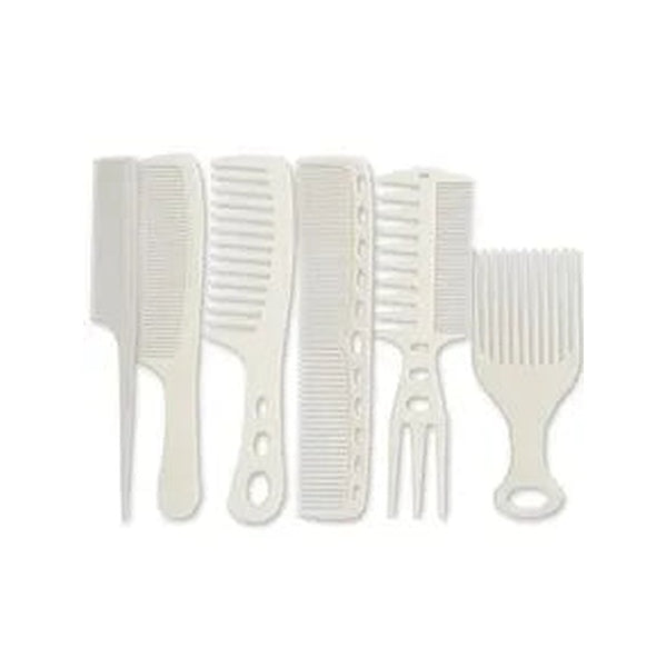 Aimeisi Multifunctional Hair Comb Set – 6 Pcs Durable Styling Combs for Medium to Long Hair