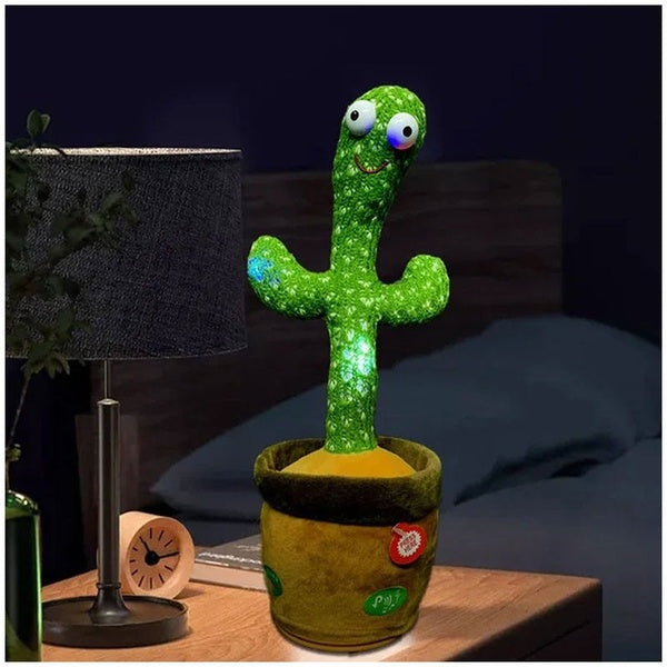 Portable Rechargeable Dancing Cactus Toy Funny Education Toys for Babies (With Box) - GlowLaa.com