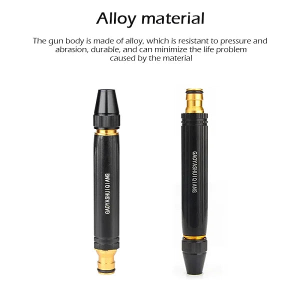 Car Wash Gun – High-Pressure Metal Water Gun Nozzle for Household &amp; Vehicle Cleaning - GlowLaa.com