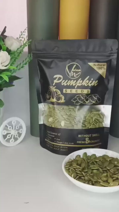 Premium 100% Natural Pumpkin Seeds Without Shell  Fresh, Crunchy, And Nutritious Snack | Rich In Protein, Magnesium, Zinc & Omega-3 Fatty Acids (250g)