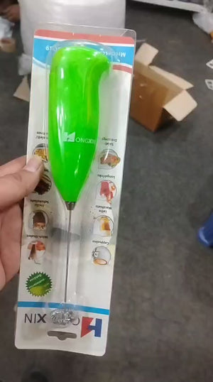 Multipurpose Electric Coffee Beater & Milk Frother | Handheld Mini Blender & Egg Whisk (Portable, Random Color)