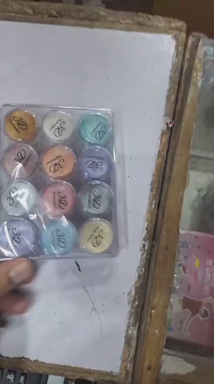 Professional 3D Highlighter 12 Color Palette  Trendy Creamy Shimmer Kit With Pressed Powder Shades  Shiny Makeup Cosmetic Palette Box For Radiant Glow