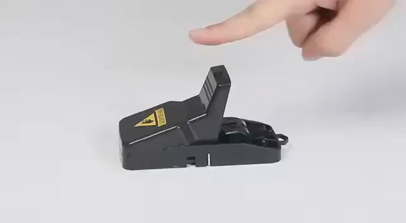 Heavy Duty Reusable Plastic Mouse Trap  Durable & Safe Mouse Catcher for Effective Rodent Control