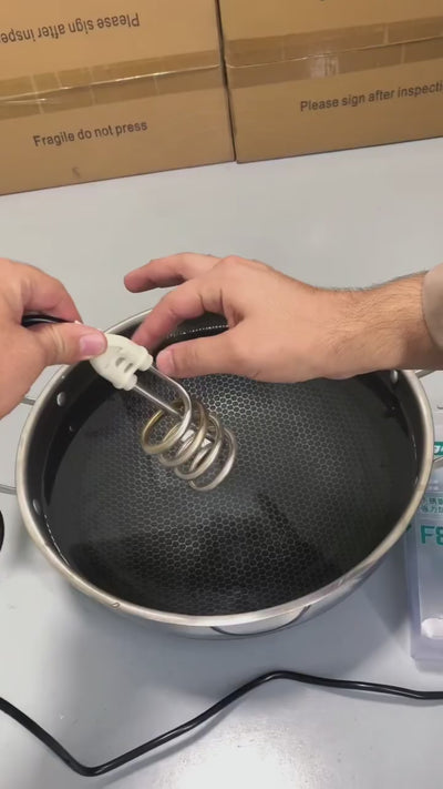 NSG F8 2000W Stainless Steel Electric Water Heating Coil  Durable, Fast & Safe Water Heater | High-Quality Immersion Rod for Home & Daily Use