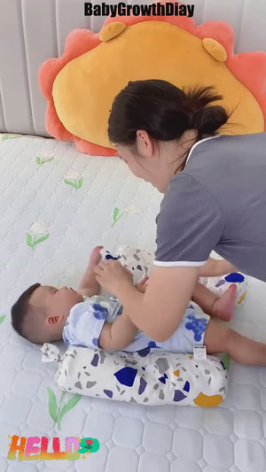 Soft Baby Sleeping Pillow With Neck Support | Comfortable Newborn Pillow For Head & Neck Protection | Printed Baby Sleep Cushion