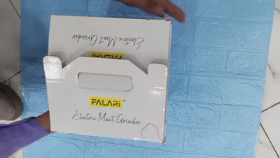 Falari 3L Electric Meat Grinder, Stainless Steel Electric Chopper for Household Use, Automatic Food Processor With 3 Speed for Meat, Vegetables, Fruit and Nuts, Detachable and Washable