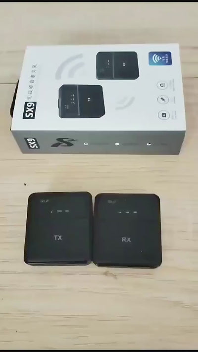 SX9 Wireless Microphone For Android, PC, Laptop, Tablet & Camera | 360° Noise Reduction HD Dual Mic | Long Battery Life Vlog & Live Recording Mic