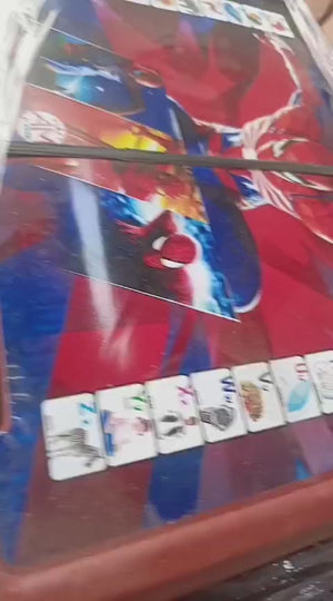 Kids Portable Study Table  Multifunctional Plastic Desk with Side Storage (56x40x30 cm) (Random Color)